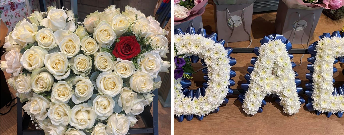 Funeral flowers from Flowers By Aileen in West Kilbride